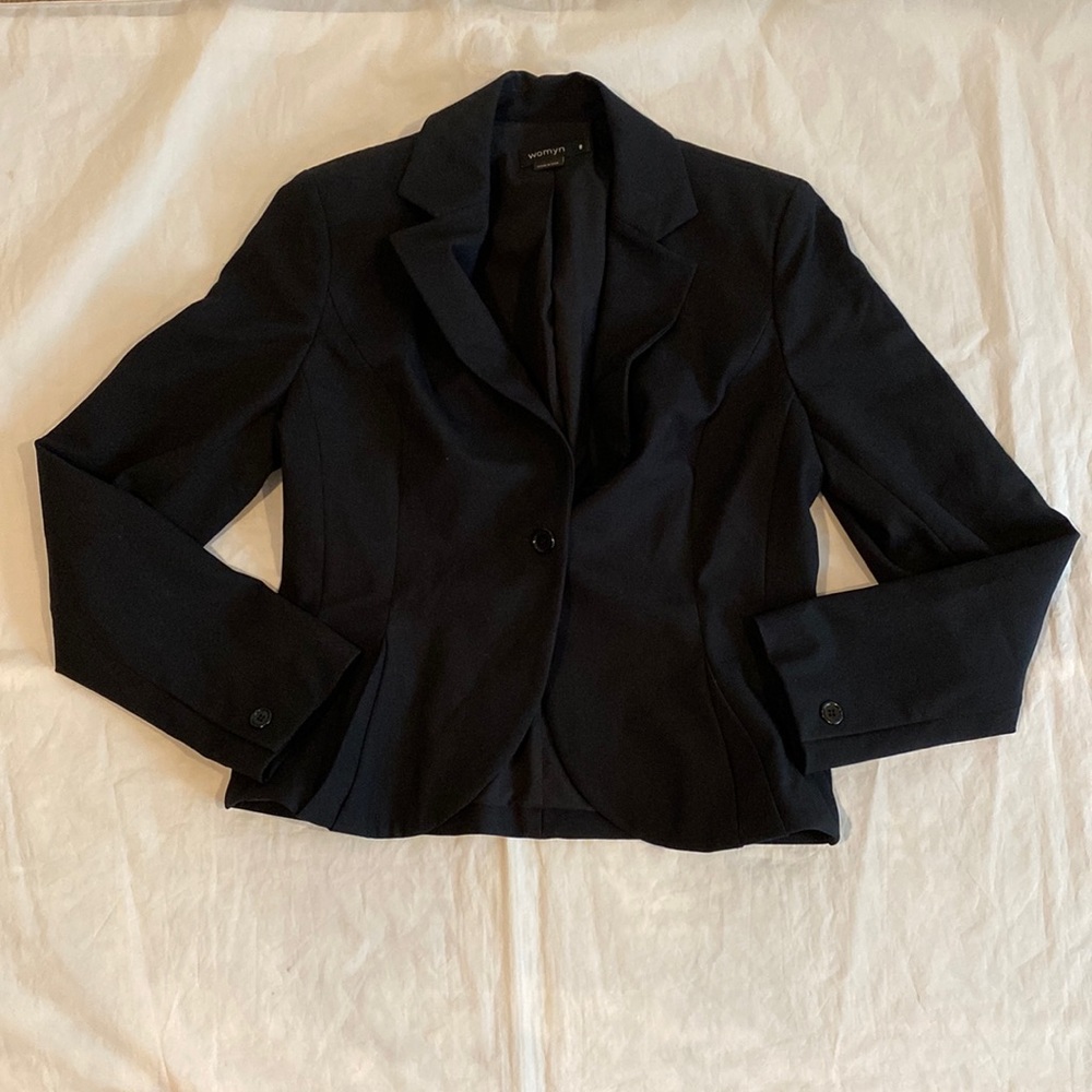 Womyn Womens Black Jacket Size 8